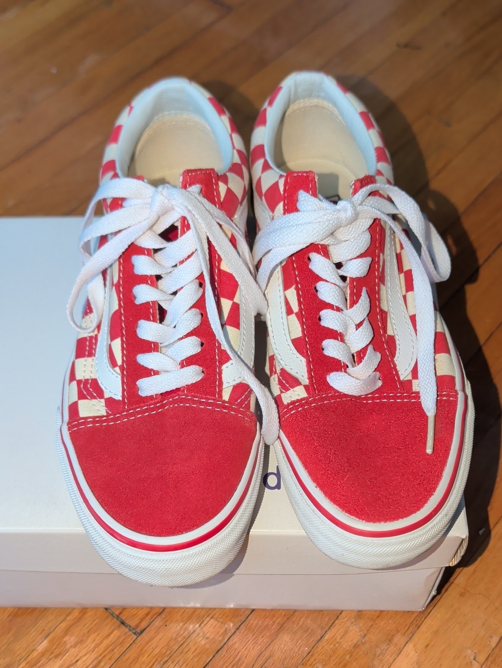 Vans Old Skool Red Checks
